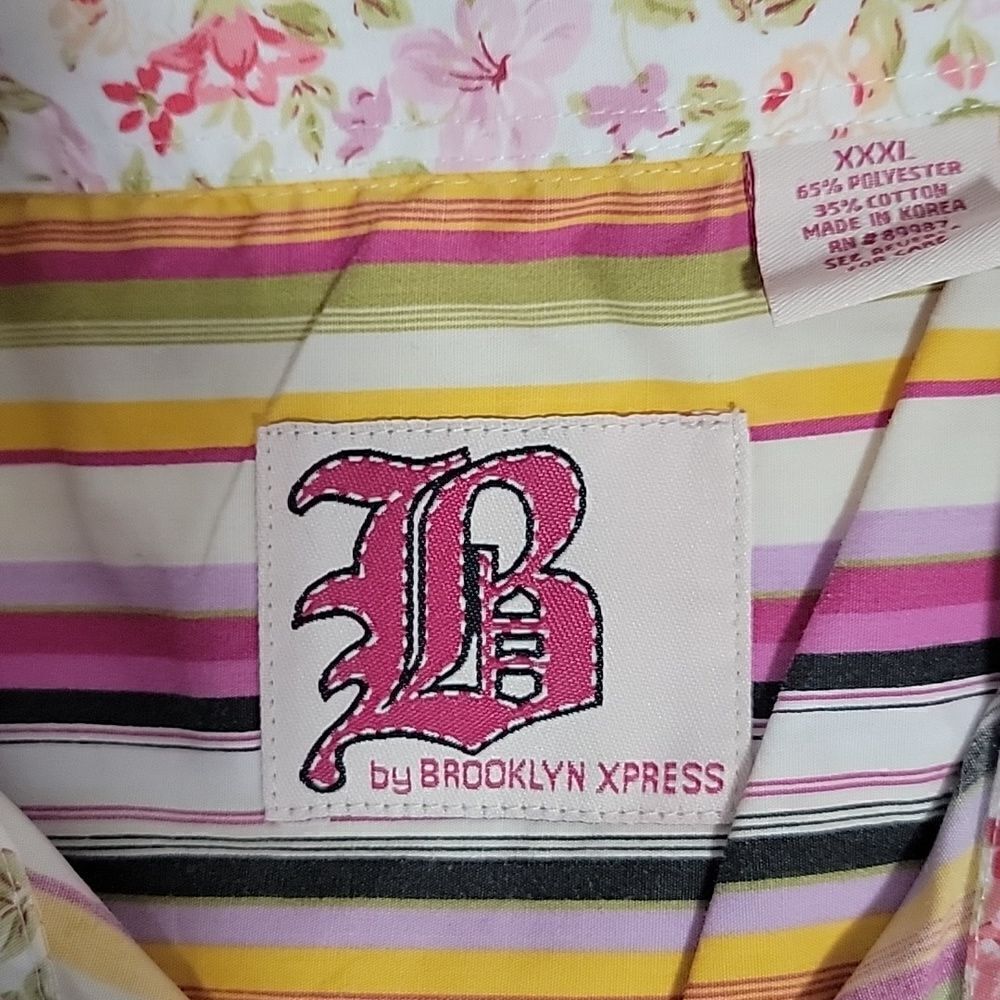 Brooklyn Express Striped Button Down - Picture 3 of 6